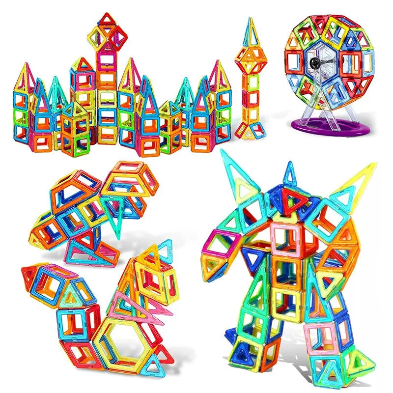 Magnetic Building Blocks Set Designer Constructor