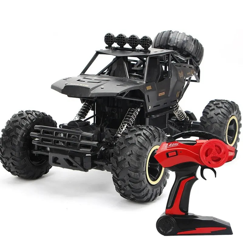 4WD RC Car with LED Lights Remote Control Trucks Boys Toys