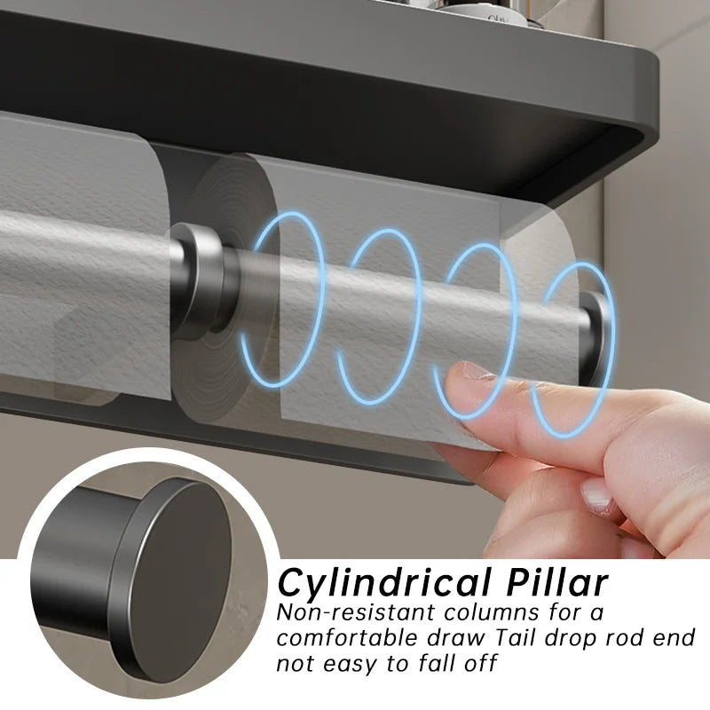 Wall-mounted Paper Roll Holder