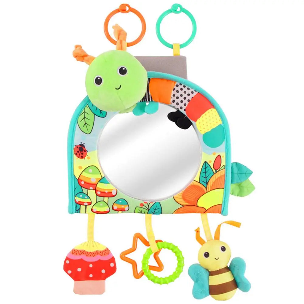 Baby Hanging Toys With Mirror For Stroller Car