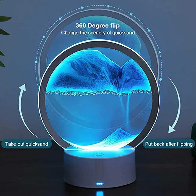 Quicksand Art Table Lamp