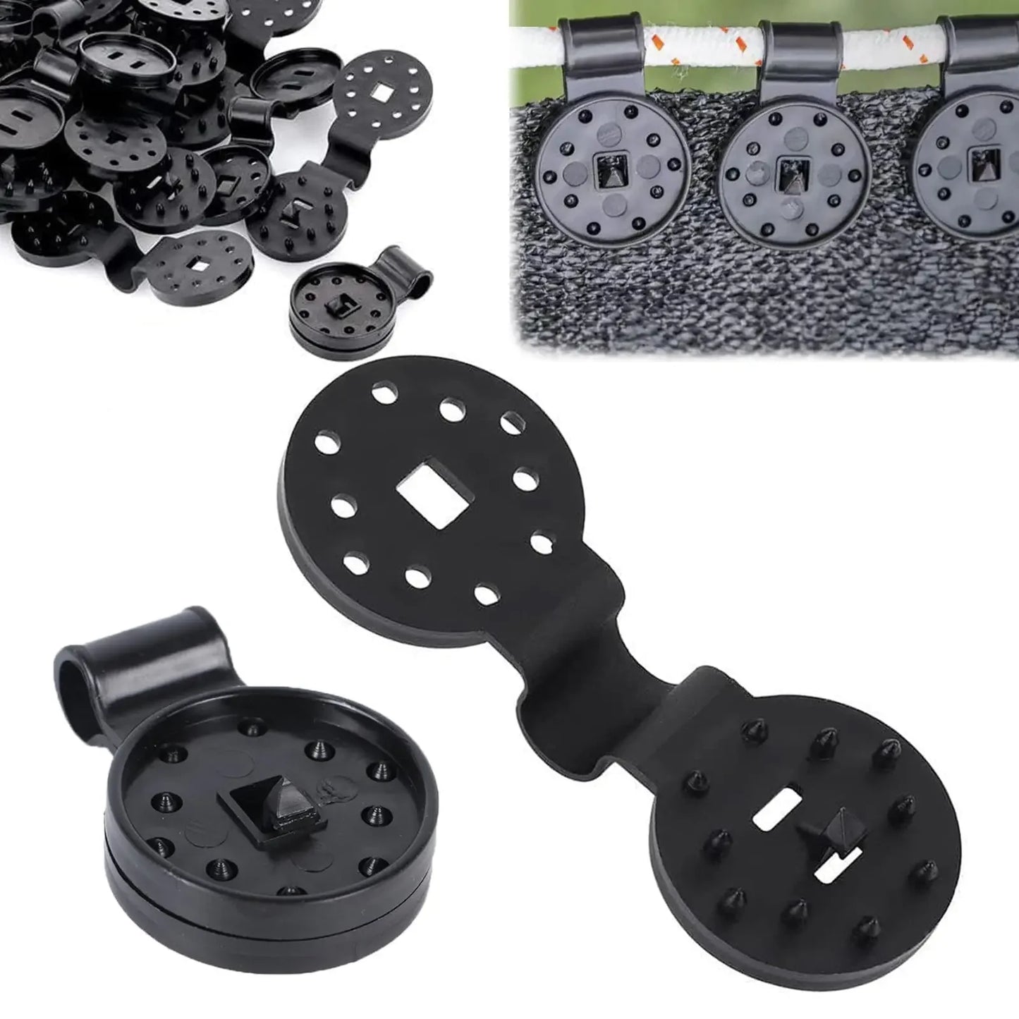 Shade Cloth Clips and Accessories For Garden