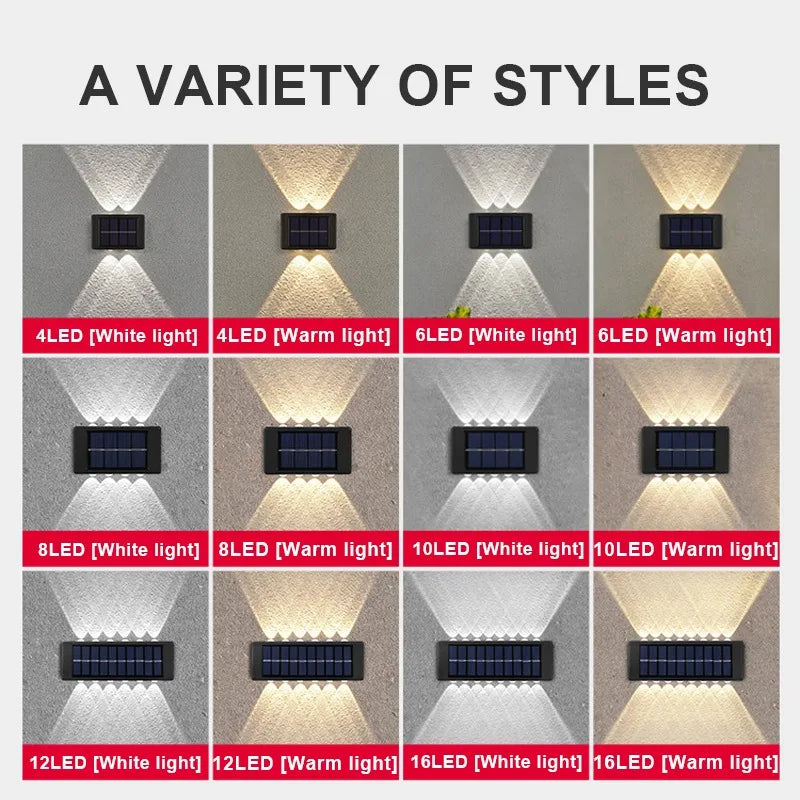 Luminous Solar-Powered Outdoor LED Light For Garden Balcony Yard Street