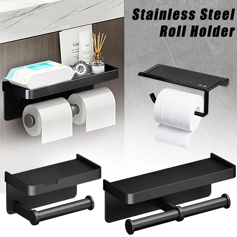 Wall-mounted Paper Roll Holder