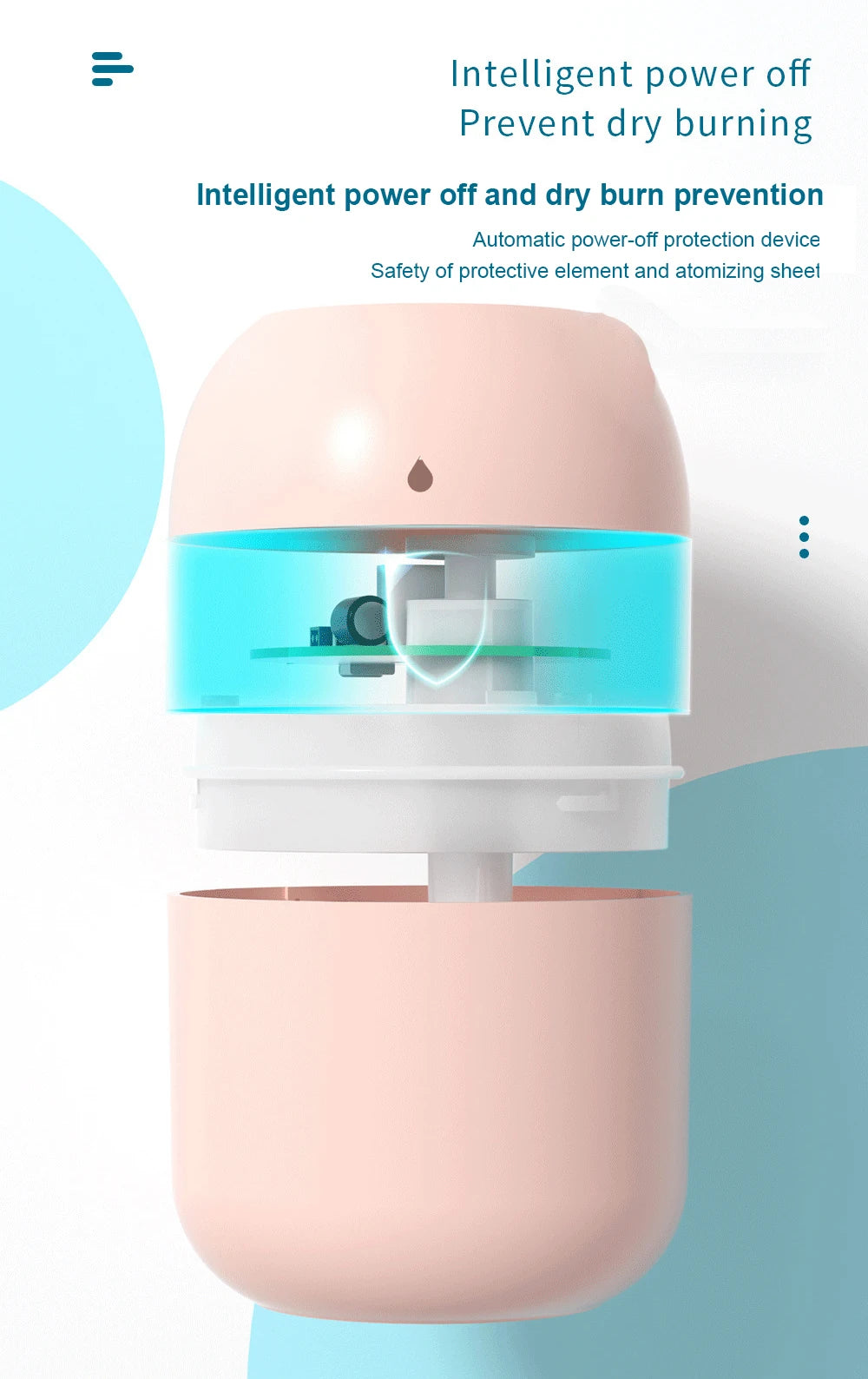 Portable Air Humidifier and Aroma Diffuser