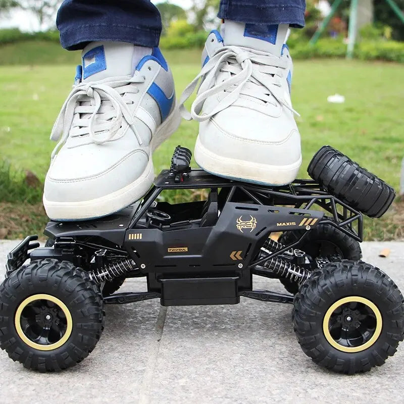 4WD RC Car with LED Lights Remote Control Trucks Boys Toys
