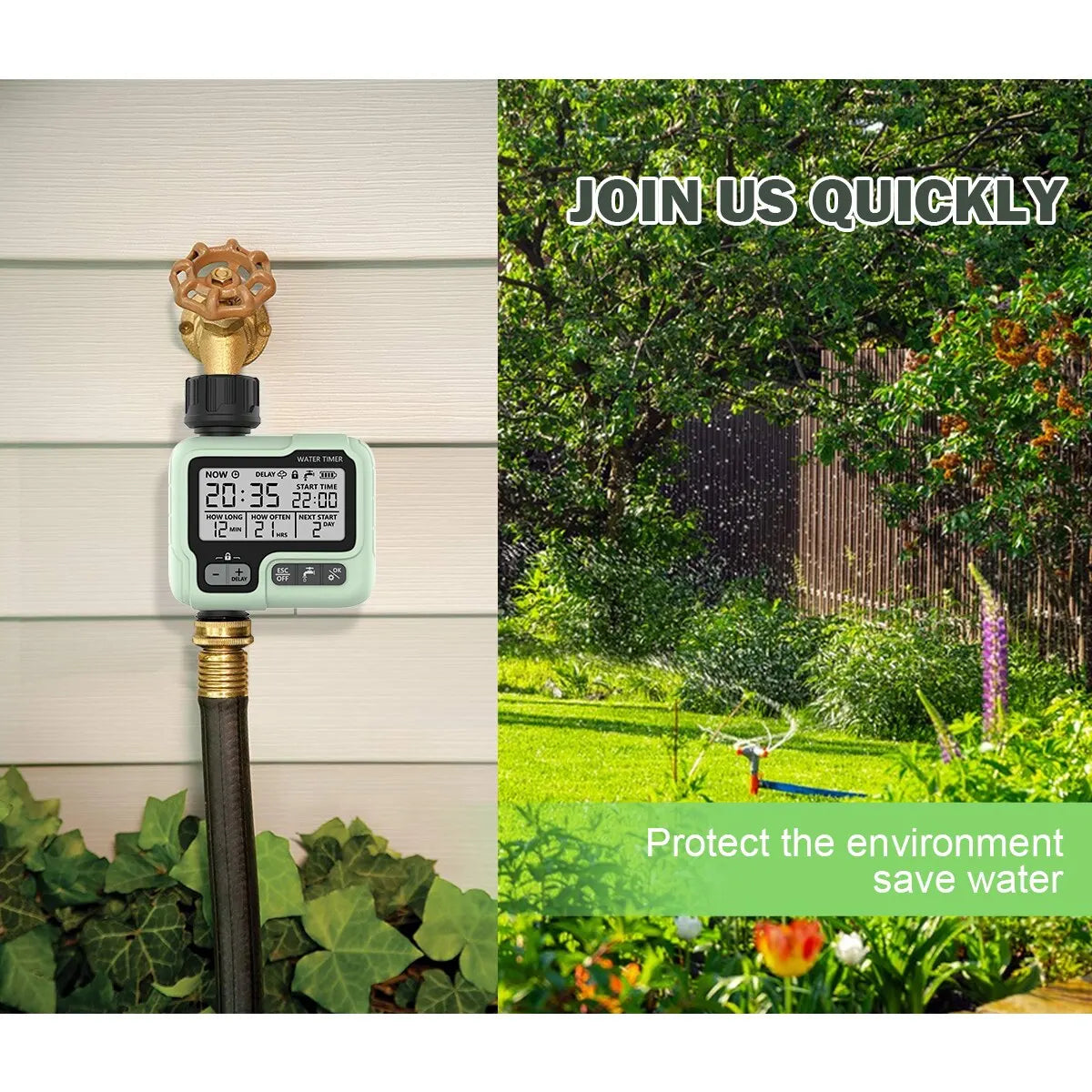 Automatic Water Timer Garden - Intelligent Sprinkler