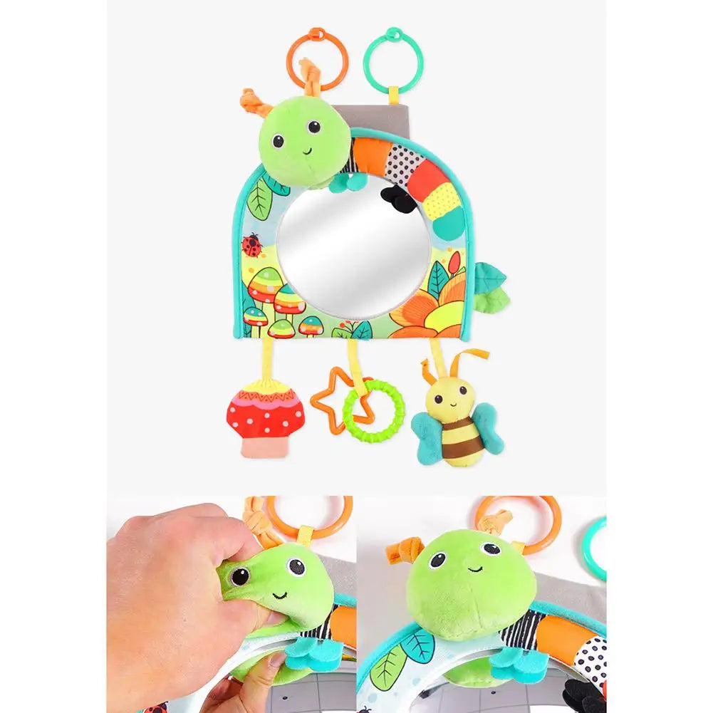 Baby Hanging Toys With Mirror For Stroller Car