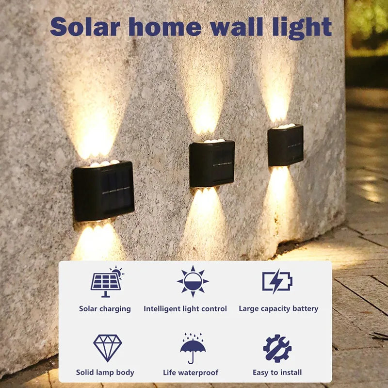 Luminous Solar-Powered Outdoor LED Light For Garden Balcony Yard Street