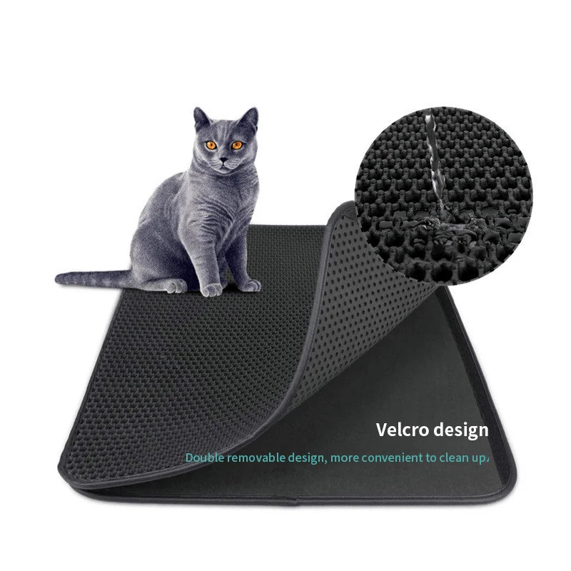 Cat Litter Pad Double Layer Pet Litter Waterproof Non-slip