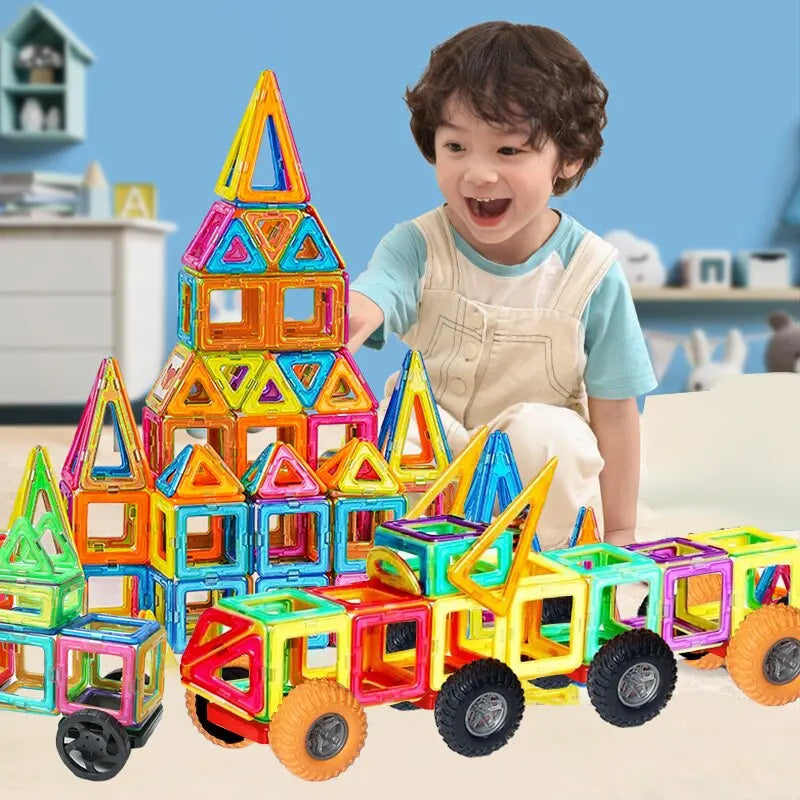 Magnetic Building Blocks Set Designer Constructor