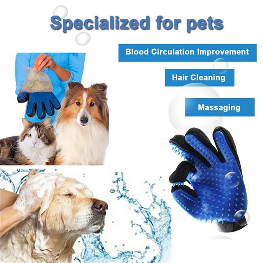 Pet Grooming Hair Glove Silicone