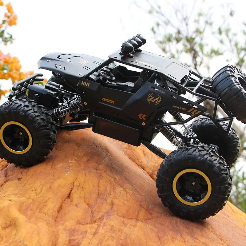 4WD RC Car with LED Lights Remote Control Trucks Boys Toys