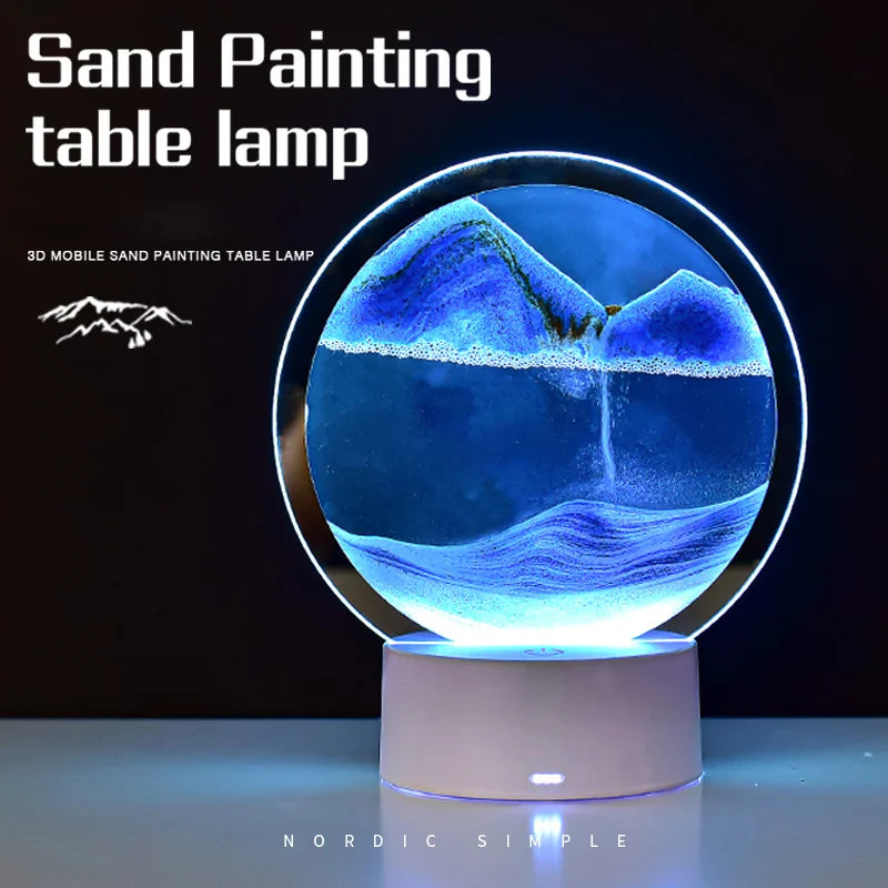 Quicksand Art Table Lamp