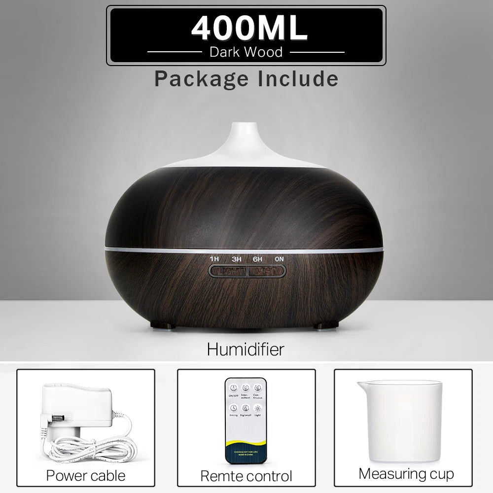 Aromatherapy Essential Oil Diffuser Wood