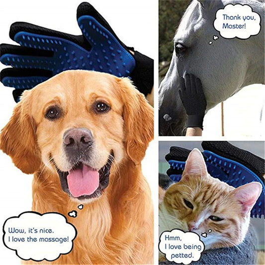 Pet Grooming Hair Glove Silicone