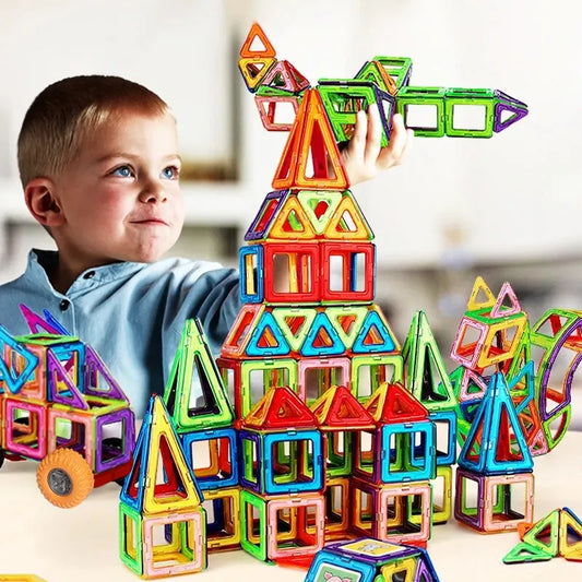 Magnetic Building Blocks Set Designer Constructor