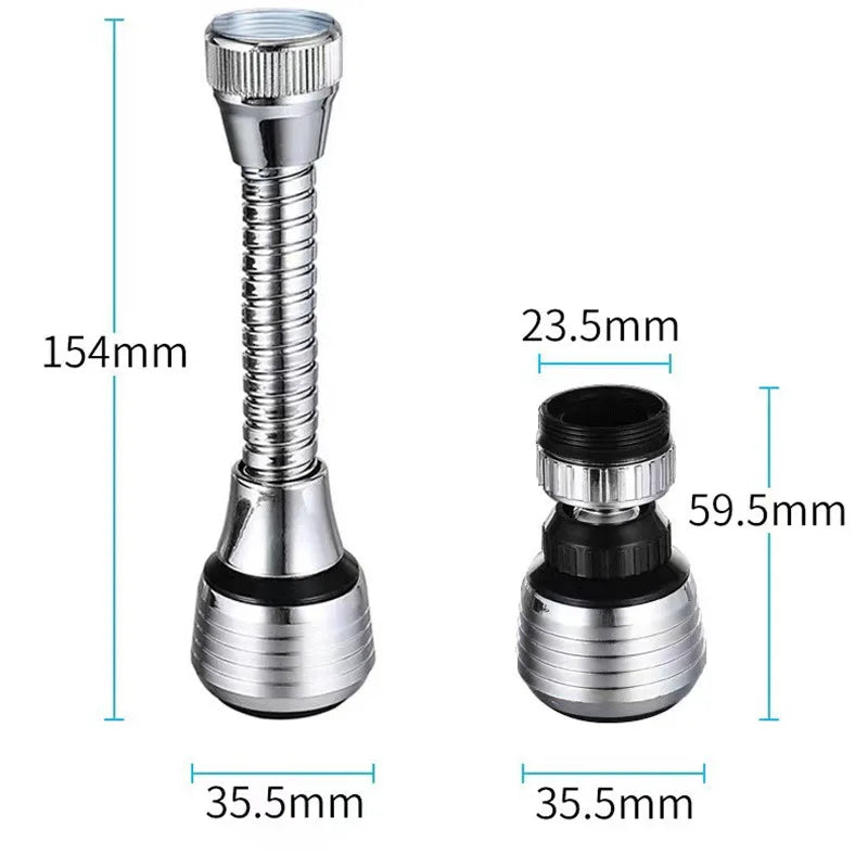 360 Degree Adjustment Faucet Extension Tube