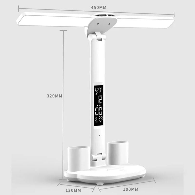 Multi-Functional Desk Lamp with Clock